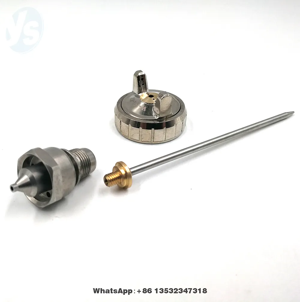 YS High Quality WA-101/ WA-200/ W-71/ W-77 Spray Gun Needle Tip + Air Cap Accessories Hot Sale