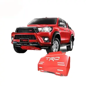 Tampa protetora de motor vermelha para ranger 2012 + t6 7 dias de entrega na caixa de papelão, peças do corpo 4x4