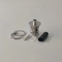 Câble d'antenne d'usine, câble électrique étanche, LMR200, connecteur coaxial RF à embout crimpé TNC mâle