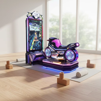 Super Duke Simulateur de course moto interactif 3D, machine de jeu à monnayeur pour deux joueurs, en métal, pour divertissement adulte