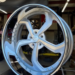 Cerchi Forgiati a 2 Pezzi, Concavi Profondi, 24-26 Pollici, 5x114.3 5x120 6x139.7, Garanzia a Vita, Cerchioni di Lusso per Camion, OEM <span class=keywords><strong>SEMA</strong></span> - Product Image 3