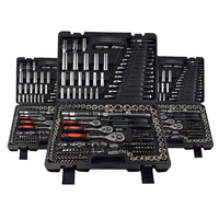 Jeu de clés à douilles professionnel de 216 pièces, 1/2"3/8" 1/4"Dr, jeu de douilles CRV, kit d'outils, outils à main pour mécaniciens