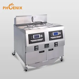 Top vendita macchina automatica ciambella/Tutto in acciaio inox pollo Fritto Friggitrice