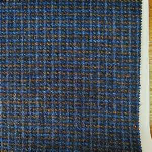 새로운 색상 체크 370GSM 멜톤 100% 울 원단 남성과 여성의 세트 코트 - Product Image 6