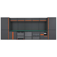 Juego de Gabinetes de Herramientas para Taller Halorange, Caja de Herramientas Superior, Personalizable para Mecánicos, Precio Competitivo OEM, Origen Estadounidense, Acero Laminado en Frío 3