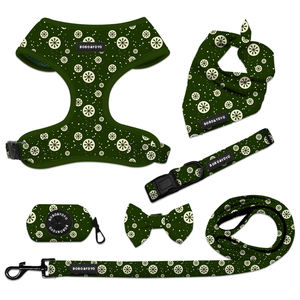 Fabricante Accesorios para mascotas Fábrica Diseño de alta calidad Logo Neopreno Ployster Pet Cat Correa Collar No Pull <span class=keywords><strong>Dog</strong></span> Arnés Set - Product Image 2