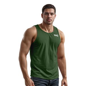 Tendance 2025 Hommes Débardeur 100% Coton Écologique À Séchage Rapide Respirant Fitness Porter OEM ODM Usine Fournisseur Direct - Product Image 2