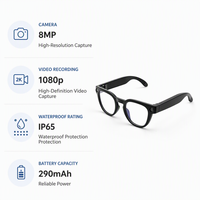 Lunettes de soleil connectées 2026 SANVNET MT3 4K avec caméra, traduction IA, lecteur de musique, transfert Wi-Fi et enregistrement vidéo pour l'extérieur