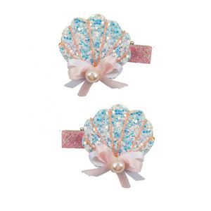 Wholesale 2pcs Card <b>Glitter</b> <b>Fabric</b> Koala Hair Accessories Felt Snap Hair Clip for Kids' Party - Product Image 2