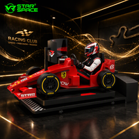 Simulateur de course à monnayeur en libre-service, machine de jeu de conduite autonome, équipement d'arcade commercial pour parc VR