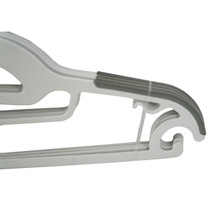 Charisma Durable <span class=keywords><strong>Plastic</strong></span> Kleiderbügel mit rutsch festen Pads Platzsparender Easy Slide Organizer für die Verwendung im Schlafzimmer - Product Image 3