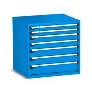 Fami <b>Tool</b> Cabinet With 7 <b>Drawers</b> 867X726X850 Mm Pure White Ral9010 For Workshop Storage - Product Image 2