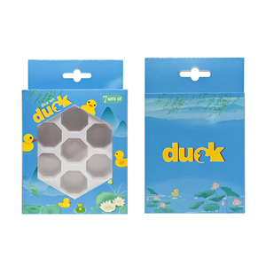 Boîte à dés carrée 7 pièces avec logo personnalisé en plastique et papier pour jeux de société RPG Donjons et Dragons - Product Image 4