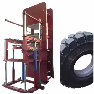 new automatic rubber product making equipment / rubber machine solid forklift tyre making machine