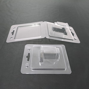 Frosted Clamshell Pet Frosted Clamshell Packaging Hard Plastic Packaging Blister Transparent Folding Blister Box Wax Melt Clamshell