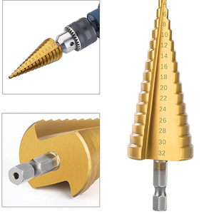3pcs <strong>Drill</strong> <strong>Bits</strong> Set Hss Titanium Step <strong>Drill</strong> <strong>Bit</strong> - Product Image 5