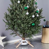 Nouveau support d'arbre de noël artificiel en métal