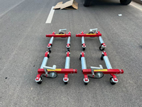 Chariot de déplacement de véhicules à chaînes mécaniques pour usine, avec roues de 22 pouces, outil de positionnement pour garage et parking