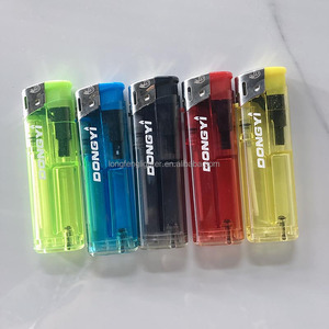 Allemagne Plastique Solid Online Refill Valve Briquet à gaz Cigarros Noir mat Briquet à cigarettes personnalisé - Product Image 3