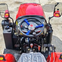 Tracteur de Verger 50 CV, Tracteur Agricole Étroit pour Vignoble et Jardin Fruitier avec Direction Hydraulique