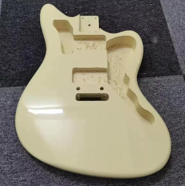 Milk Yellow Professional Electric Guitar Body DIY Accessories White Poplar Wood Stringed Instruments Parts & Accessories