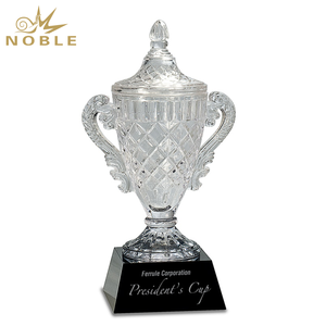 उच्च गुणवत्ता मुक्त उत्कीर्णन क्रिस्टल चैंपियन कप ट्रॉफी पुरस्कार - Product Image 3