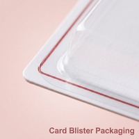 Maßgefertigte Kosmetik-Werkzeugverpackung Blisterkartenverpackung Klare Transparente PET-Schiebekarten-Blisterverpackung