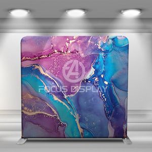 Nouveau support de toile de fond pour photomaton de remise de diplôme, droit, de 8 pieds, en tissu tendu, avec housse de type taie d'oreiller, populaire - Product Image 3
