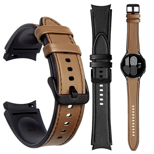 Bracelet de montre en cuir de silicone Upro, remplacement pour Samsung Galaxy Watch 4 5 6 Classic, bracelet de poignet 40 mm 42 mm 44 mm 46 mm - Product Image 1