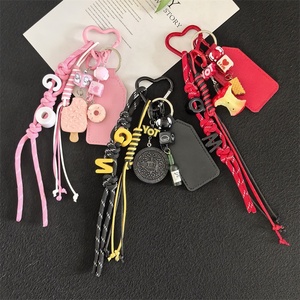 Nuevo Diseño de Llavero con Cuerda Trenzada y Tarjetero de Cuero Genuino, Accesorio de Moda para Bolsos, para Mujeres y Hombres - Product Image 6