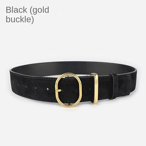 Daim givré femmes véritable peau de vache <span class=keywords><strong>ceinture</strong></span> en cuir large édition taille mince pull <span class=keywords><strong>costume</strong></span> manteau décoratif Style de luxe - Product Image 6