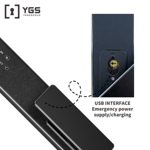 YGS ระบบล็อคประตูอัจฉริยะ Tuya ความปลอดภัยสูง พร้อมระบบสแกนใบหน้าและฝ่ามือ กันน้ำ สำหรับติดตั้งกับกลอนแบบฝัง 6068 6085 สำหรับประเทศอิสราเอล - Product Image 4