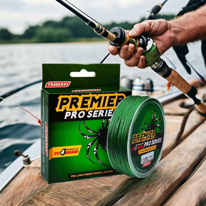 TOPIND, pesas de pesca coloridas de alta calidad, hilo de pescar trenzado de nailon para agua salada - Product Image 1