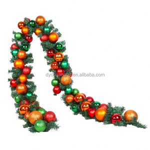 Factory Wholesale Cross Border <b>Christmas</b> Tree PVC 2m <b>Christmas</b> Wreath Door Hanging Decorations <b>Christmas</b> Garland - Product Image 2