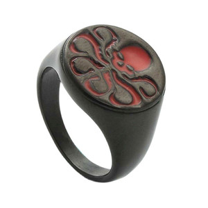 European American Style <b>Titanium</b> Steel Skull <b>Ring</b> Men's Punk Fashion Jewelry 26002 - Product Image 4