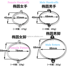 Esposas y grilletes <span class=keywords><strong>de</strong></span> aleación <span class=keywords><strong>de</strong></span> zinc <span class=keywords><strong>de</strong></span> alta calidad, juego <span class=keywords><strong>de</strong></span> Bondage BDSM para <span class=keywords><strong>parejas</strong></span>, Juguetes sexuales - Product Image 6