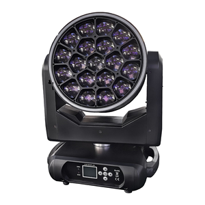 Faro mobile a LED Payton 19x40W IP65 RGBWA con zoom, controllo DMX512, luce diurna 6000K, CRI95, testa a quattro in uno con effetto Halo - Product Image 5