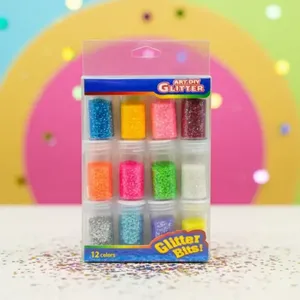 Set di 12 Colori di Glitter Fine per Lavori Artigianali - Product Image 2