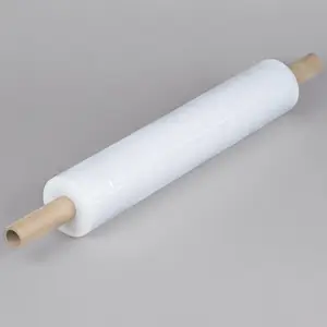 80 Gauge Plastic Packaging Wrap Film Adhesive Lldpe Roll Hand Stretch Film Roll