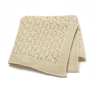 Couverture d'hiver personnalisée en tricot de couleur unie pour nouveau-né et bébé, tapis doux pour garder la chaleur pour enfants, couverture en coton pour dormir, literie - Product Image 1