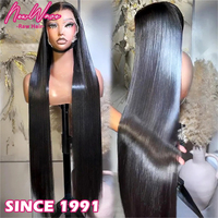 Perruques NewWave Malaysia sans colle, en dentelle HD complète, cheveux indiens vierges bruts, lisses comme des baguettes, non traités, 100 % naturels, avec dentelle frontale