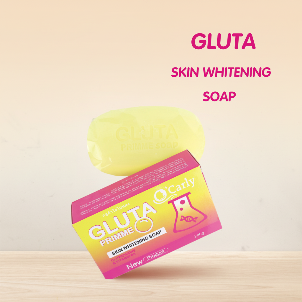 O'Carly 200g Brightening Primme Soap - Glutathione Whitening Cream for All  Skin Types, Nourishing Body Cleansing Solution