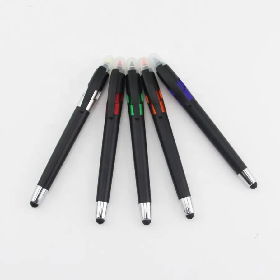 형광펜 볼펜, 2 in 1 모양의 형광펜 볼펜, 형광펜이 있는 볼펜