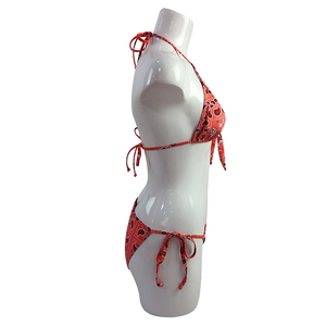 Venta <span class=keywords><strong>al</strong></span> por mayor dulce Sexy estampado <span class=keywords><strong>de</strong></span> Bandana <span class=keywords><strong>de</strong></span> nudo <span class=keywords><strong>de</strong></span> corbata y <span class=keywords><strong>lado</strong></span> Bikini <span class=keywords><strong>de</strong></span> triángulo para señorita - Product Image 3