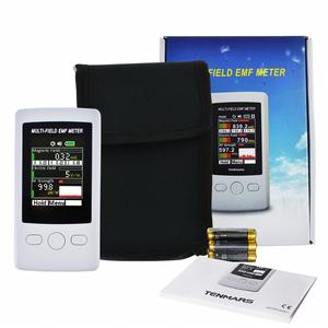 เครื่องวัดความแรงของสนามแม่เหล็กไฟฟ้าแบบดิจิตอล EMF RF ช่วงความถี่ 50MHz ถึง 3.5GHz พร้อมไฟแสดงสถานะเตือน - Product Image 3