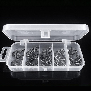 WEIHE-Juego <span class=keywords><strong>de</strong></span> anzuelos <span class=keywords><strong>de</strong></span> pesca <span class=keywords><strong>de</strong></span> acero al carbono, 75 unidades, <span class=keywords><strong>diferentes</strong></span> tamaños, 7381 - Product Image 2