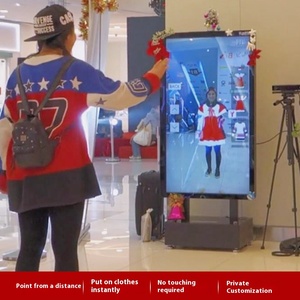 Oem 43 אינץ 55 אינץ '55 אינץ holobox אר אינטראקטיבי הלבשה מראה 3D somatosensory ציוד פרסום הולם - Product Image 2
