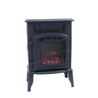 Cheminée électrique autoportante moderne 2000W avec effet de flamme et protection contre la surchauffe pour la maison, l'hôtel, le salon, la chambre à coucher