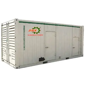 SHX Hochleistung 800 kW Diesel-Generator Container Typ groß wassergekühlter Genset 1000kva für Industrie