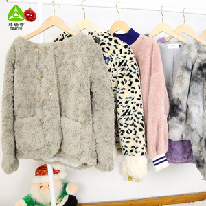 Winter <strong>Women'S</strong> <strong>Parkas</strong> <strong>Coats</strong> Hooded Fur Collar Thrift Store <strong>Uk</strong> Gracer Second Hand Bale Clothes - Product Image 3